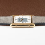 Cartier Must de Tank Vermeil Grey Art Deco Dial Reference 590005 from 1990s