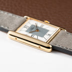 Cartier Must de Tank Vermeil Grey Art Deco Dial Reference 590005 from 1990s