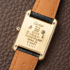 Cartier Must de Tank Vermeil Art Deco Roman Dial PM Reference 3 66001