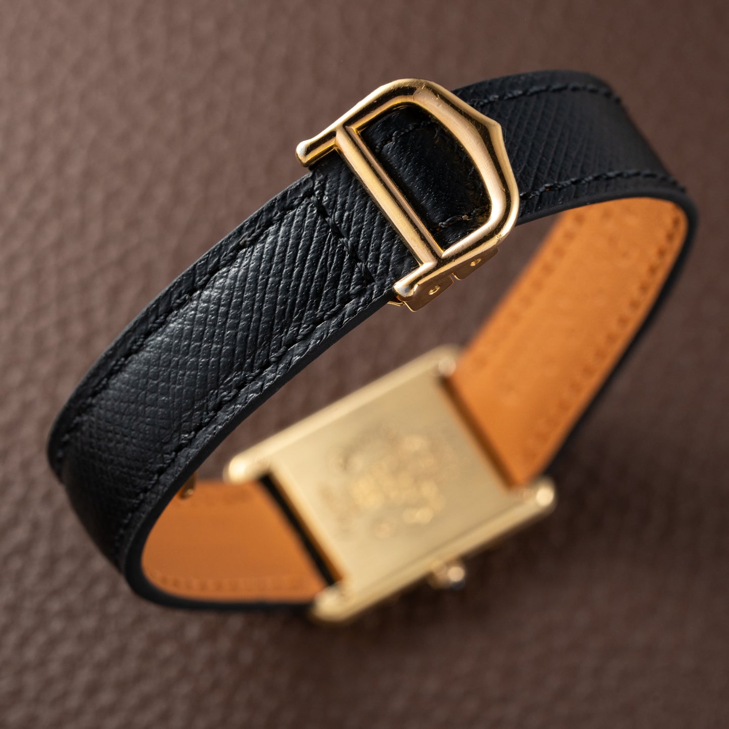 Cartier Must de Tank Vermeil Art Deco Roman Dial PM Reference 3 66001