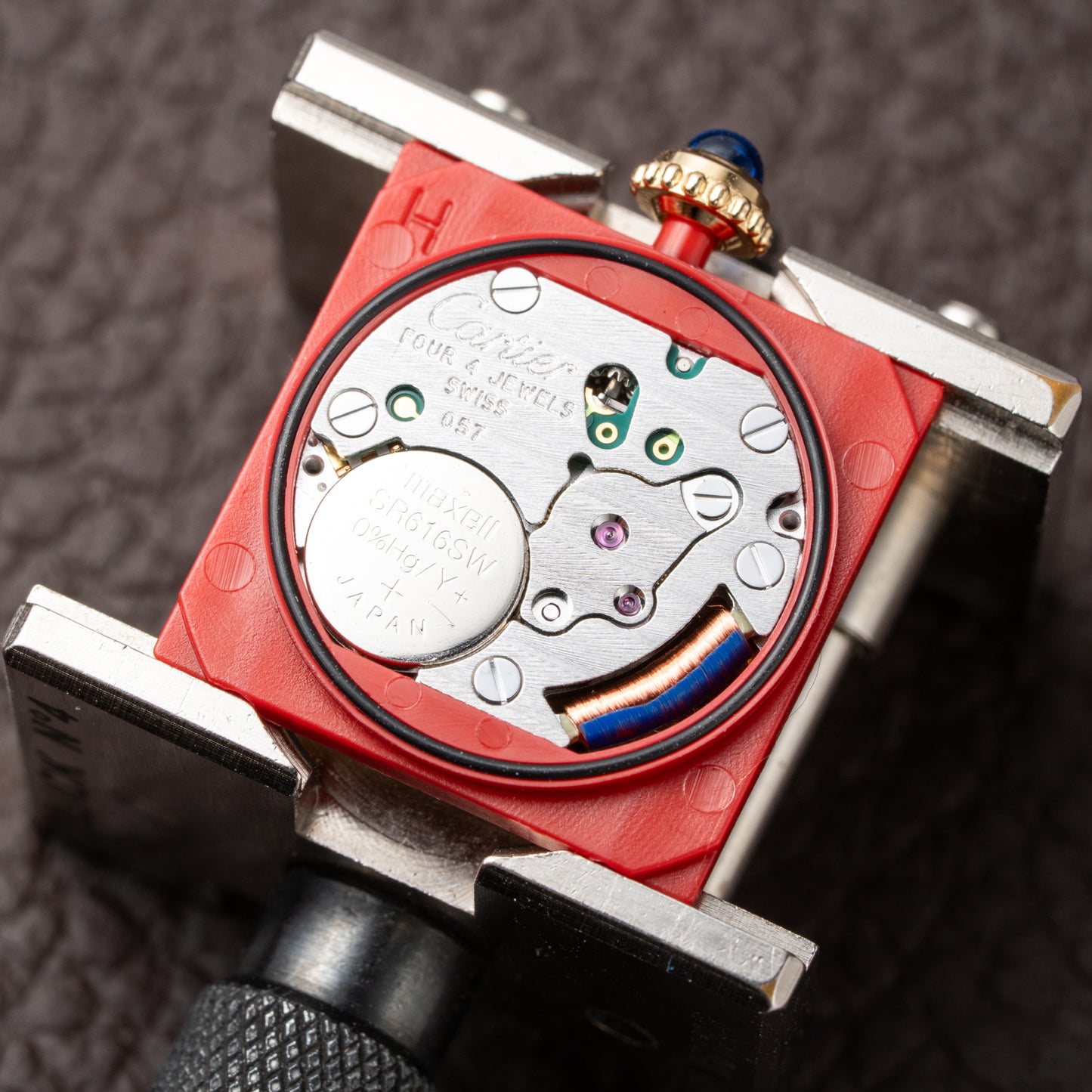 Cartier Tank Must de Vermeil Art Deco Roman Lemon Dial CARTIER SERVICED Ref. 3 66001