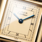 Cartier Tank Must de Vermeil Art Deco Roman Lemon Dial CARTIER SERVICED Ref. 3 66001