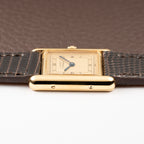 Cartier Tank Must de Vermeil Art Deco Roman Lemon Dial CARTIER SERVICED Ref. 3 66001