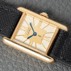 Cartier Must de Tank Vermeil Hollow Big Roman Mirror Dial Ref 3 66001 Quartz PM Cartier Service 2025