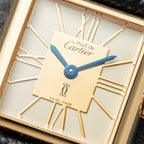 Cartier Must de Tank Vermeil Hollow Big Roman Mirror Dial Ref 3 66001 Quartz PM Cartier Service 2025