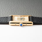 Cartier Must de Tank Vermeil Hollow Big Roman Mirror Dial Ref 3 66001 Quartz PM Cartier Service 2025