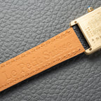 Cartier Must de Tank Vermeil Hollow Big Roman Mirror Gold Dial Quartz PM Ref 3 66001