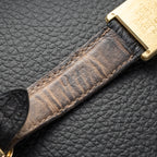Cartier Must de Tank Vermeil Black Glossy Art Deco Dial 1990s Ref. 590005