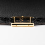 Cartier Must de Tank Vermeil Black Glossy Art Deco Dial 1990s Ref. 590005