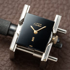 Cartier Tank Must de Vermeil Black Dial PM 1980s