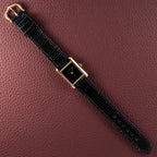 Cartier Tank Must de Vermeil Black Dial PM 1980s