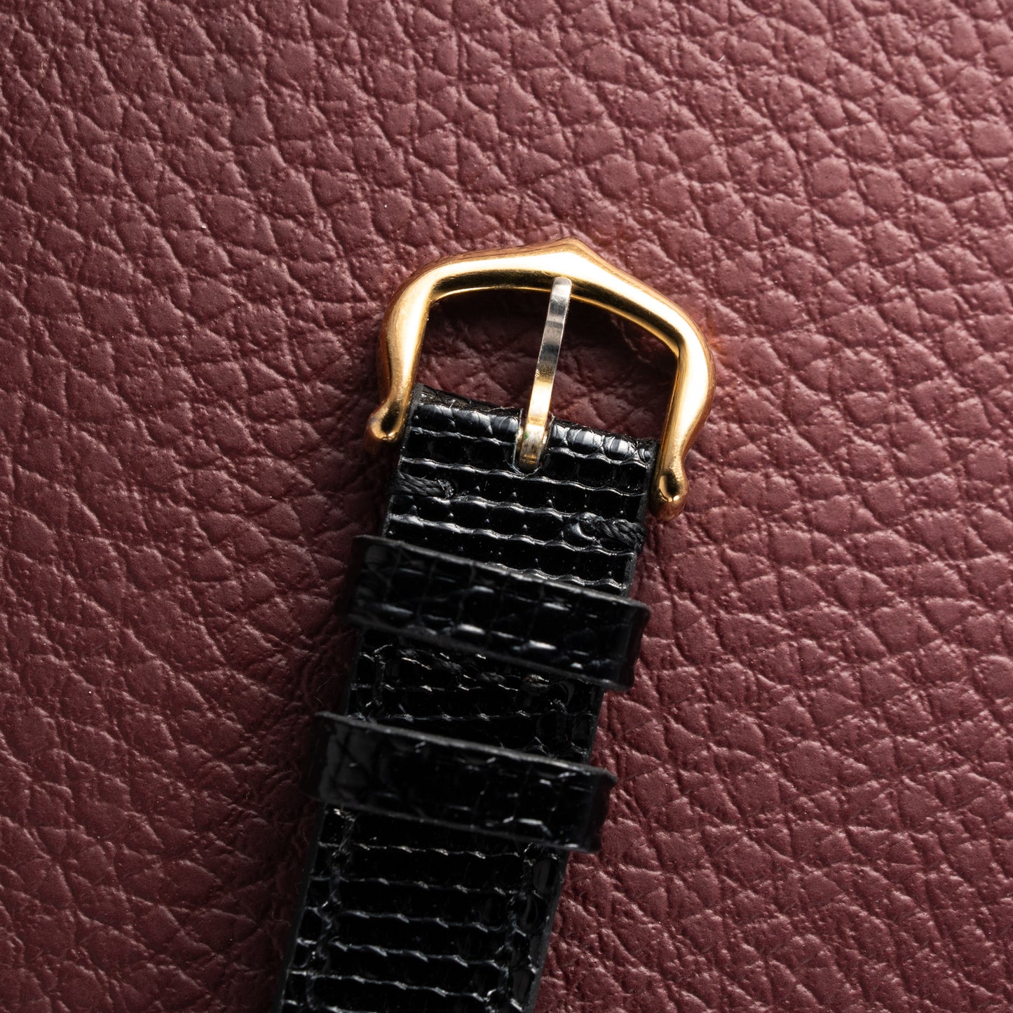 Cartier Tank Must de Vermeil Black Dial PM 1980s