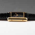 Cartier Tank Must de Vermeil Black Dial PM Full Set from 1987