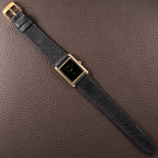 Cartier Tank Must de Black 'Onyx' Dial Vermeil GM from 1990s