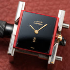 Cartier Tank Must de 'Onyx' 'Black "Spider" Dial Vermeil Ref. 3 66001 from 1980s