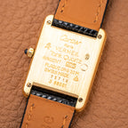 Cartier Tank Must de 'Onyx' 'Black "Spider" Dial Vermeil Ref. 3 66001 from 1980s