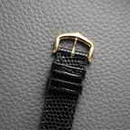 Cartier Must de Tank Vermeil Black Roman GM Full Set from 1980