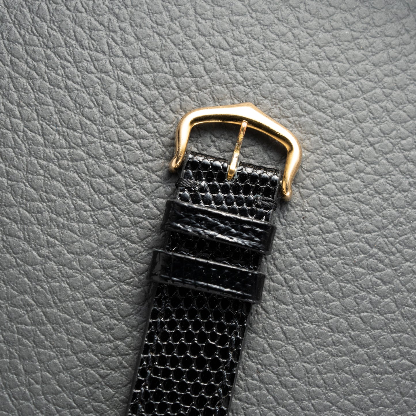 Cartier Must de Tank Vermeil Black Roman GM Full Set from 1980