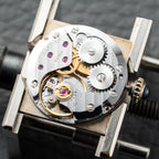 Cartier Tank Vermeil Black Roman Dial PM 1980s