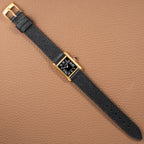 Cartier Tank Must de Vermeil Black Roman Dial PM 1980s