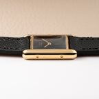 Cartier Tank Must de Vermeil Black Spider Dial Reference 3 66001 from 1980s