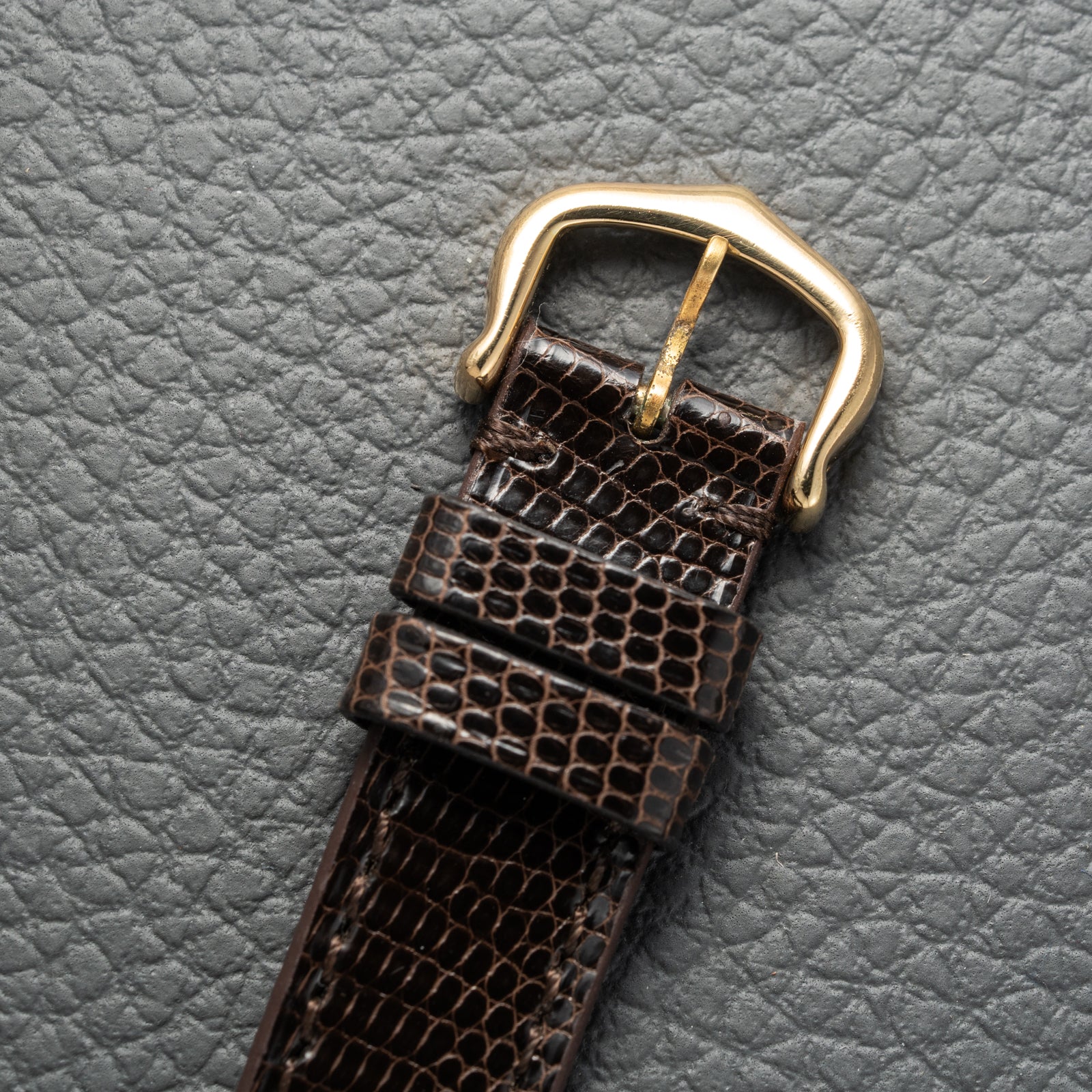 Cartier Tank Must de Vermeil 'Turtle Shell' Brown Wood Dial PM Full Set from 1978!