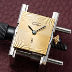 Cartier Tank Must de Vermeil "Discor" Dial PM from 1980s