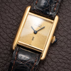 Cartier Tank Must de Vermeil "Discor" Dial PM from 1980s