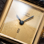Cartier Tank Must de Vermeil "Discor" Dial PM from 1980s