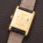 Cartier Tank Must de Vermeil "Discor" Dial PM from 1980s