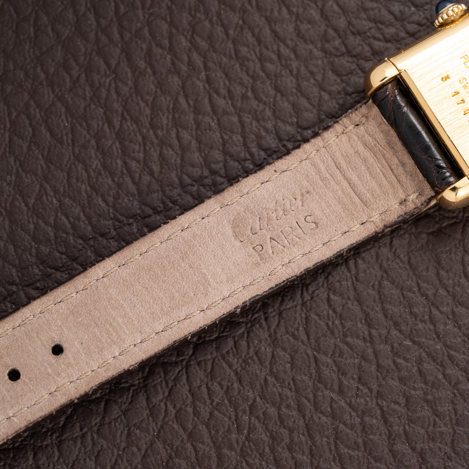 Cartier Tank Must de Vermeil "Discor" Dial PM from 1980s