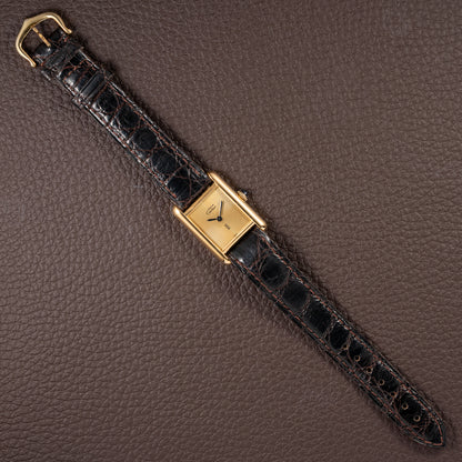 Cartier Tank Must de Vermeil "Discor" Dial PM from 1980s