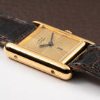 Cartier Tank Must de Vermeil "Discor" Dial PM from 1980s