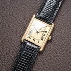 Cartier Must De Tank Vermeil Lemon Roman Dial GM