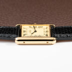 Cartier Must De Tank Vermeil Lemon Roman Dial GM