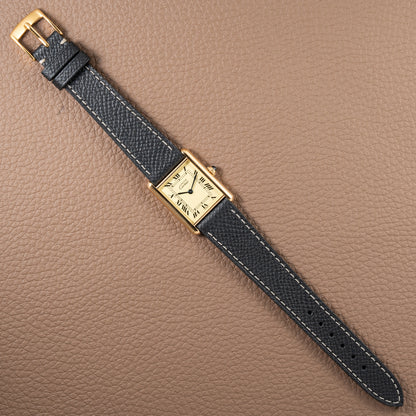 Cartier Must de Tank Vermeil Lemon Roman Dial Reference 590005