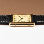 Cartier Must de Tank Vermeil Lemon Roman Dial Reference 590005