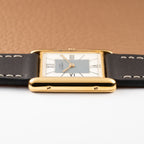 Cartier Must de Tank Vermeil Grey Art Deco Dial Reference 590005 from 1990s
