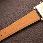 Cartier Must de Tank Vermeil Vendôme Roman Ivory Column Dial Cartier Service 2025 GM Ref 590005