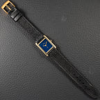 Cartier Tank Must de Lapis Lazuli Dial Vermeil PM 1980s