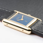Cartier Tank Must de Lapis Lazuli Dial Vermeil PM 1980s