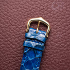 Cartier Tank Must de Lapis Lazuli Dial Vermeil PM 1980s