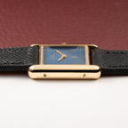 Cartier Tank Must de Lapis Lazuli Dial Vermeil PM 1980s