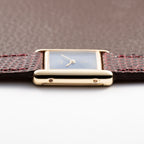 Cartier Tank Must de Blue Lapis Lazuli Dial Vermeil PM 1980s