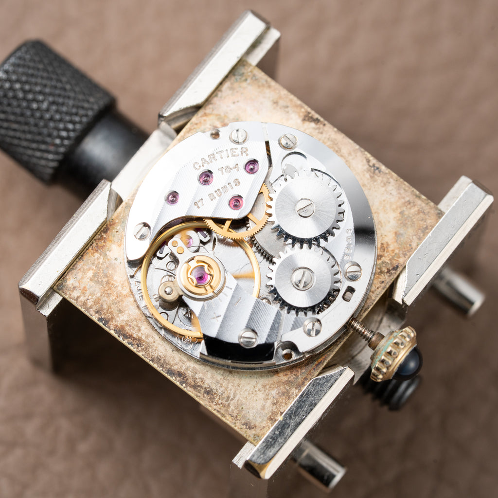 Cartier Must de Tank Vermeil Lemon Roman Dial – 1990s