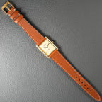 Cartier Must de Tank Vermeil Lemon Roman Dial – 1990s