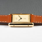 Cartier Must de Tank Vermeil Lemon Roman Dial – 1990s