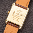 Cartier Tank Must de Lemon Dial Vermeil PM SM from 1980s