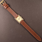 Cartier Tank Must de Lemon Dial Vermeil PM SM from 1980s
