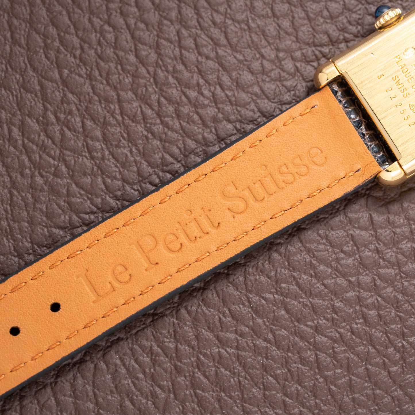 Cartier Tank Must de Lemon Dial Vermeil from 1980s